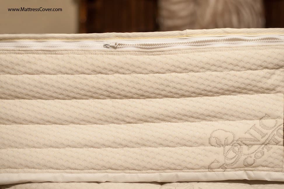 California King Bamboo Zipper Mattress Cover for Hardside Waterbeds 4