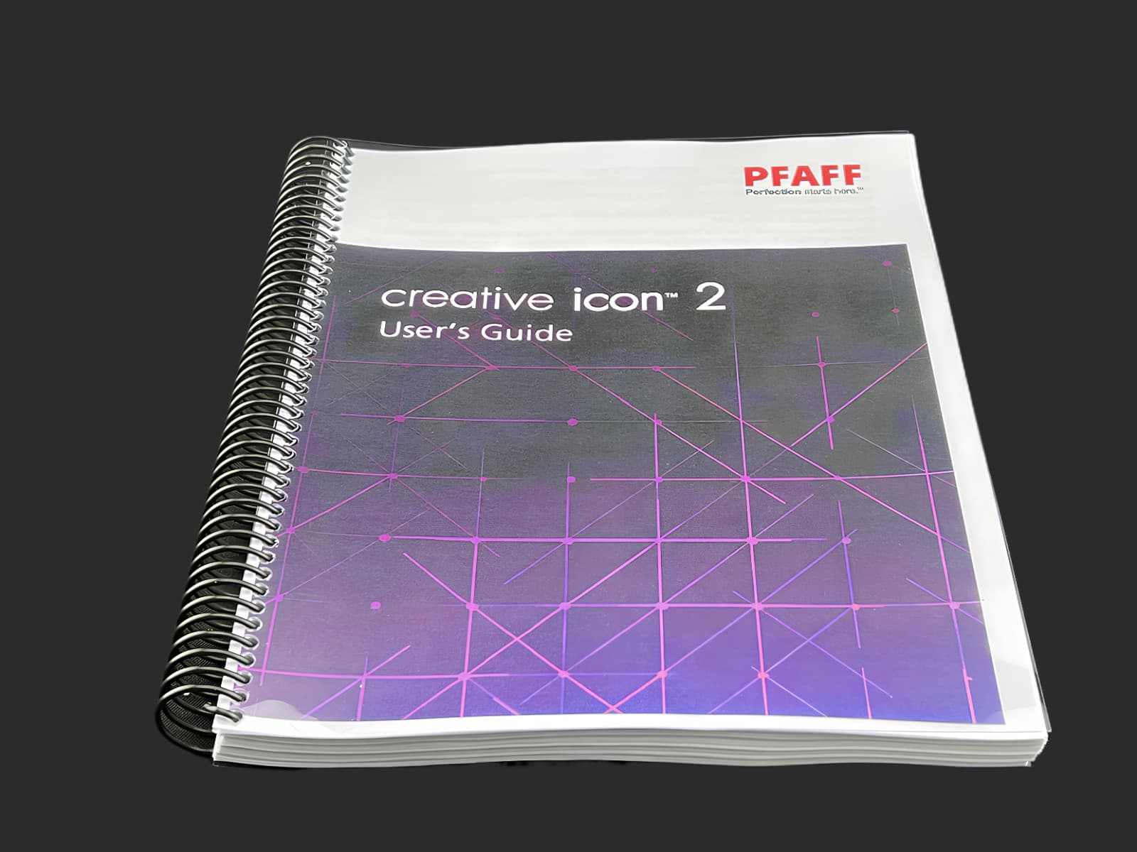 PFAFF Creative Icon 2 Instruction Manual W/ Voice Control Guides: Full Color