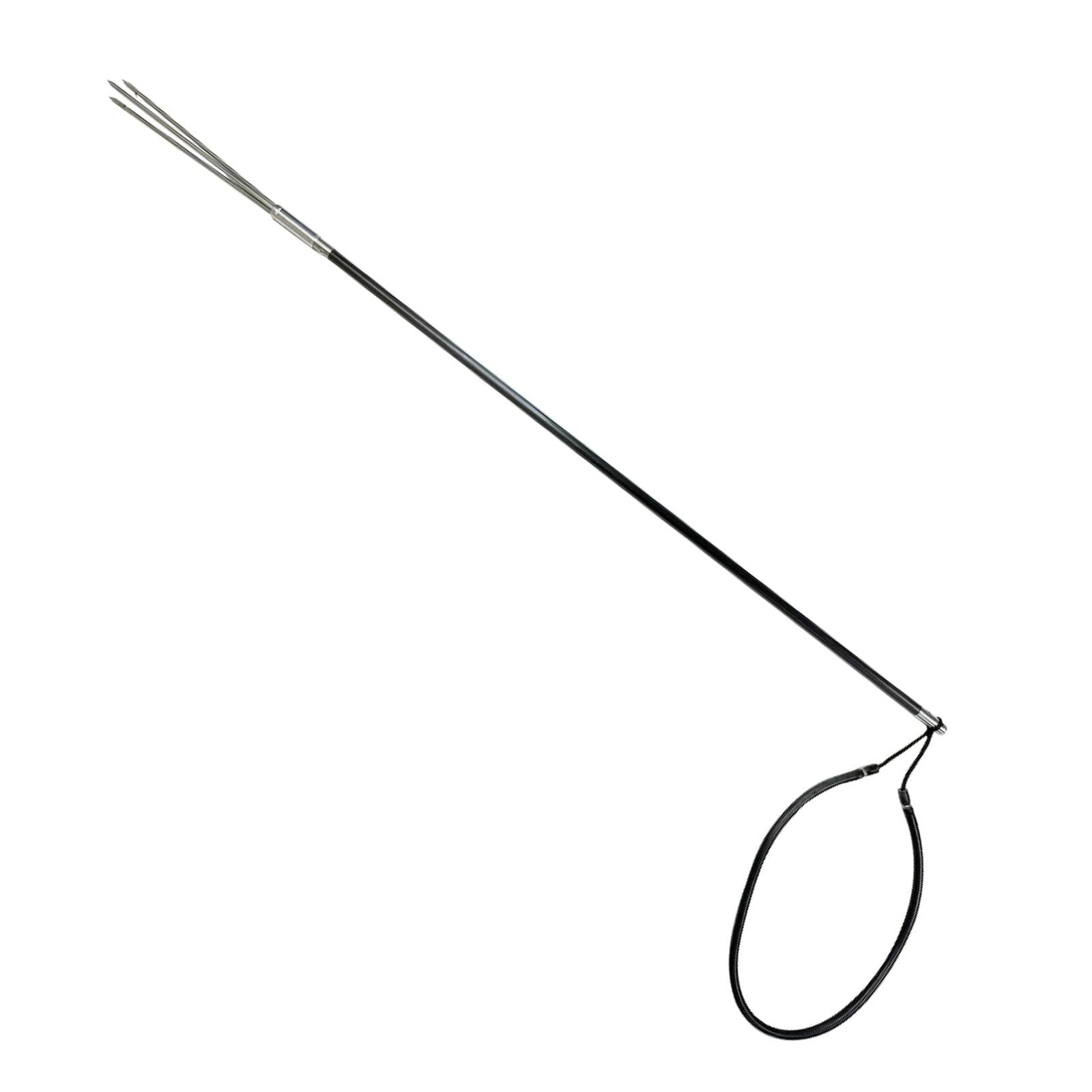 Scuba Choice Carbon Fiber 5' One Piece Spearfishing Pole Spear with 3 Prong Barb