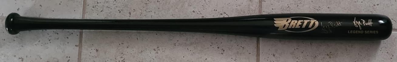 George Brett Signed BRETT Legend Series Bat Autographed NO PSA/DNA with Bat Tube 5