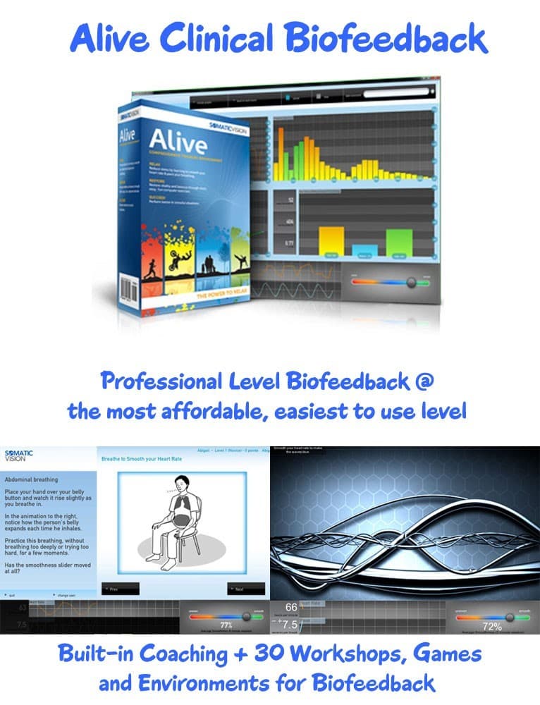 Alive Pro 1 SCL+ HRV Biofeedback Complete Super User System  3