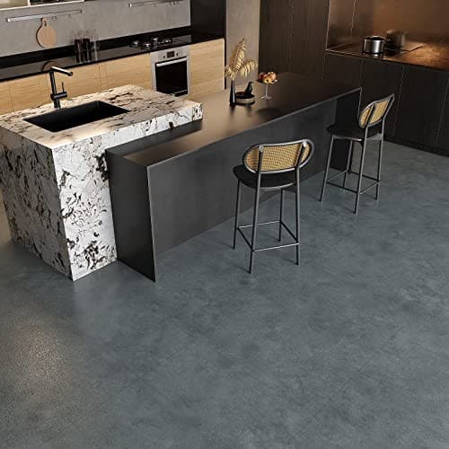  12''x24'' Peel and Stick Floor Tile Waterproof Grey Floor Tile Box of 24 Tiles 6