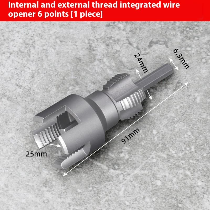 Dane Water Pipe Threader - An Integrated Internal and External Thread Cutting To 4