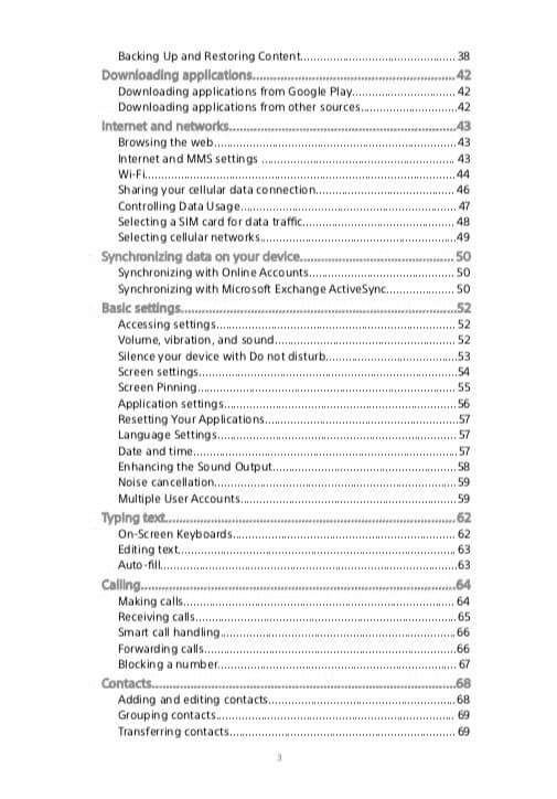 Sony Xperia XZ USER GUIDE OWNER'S MANUAL 4