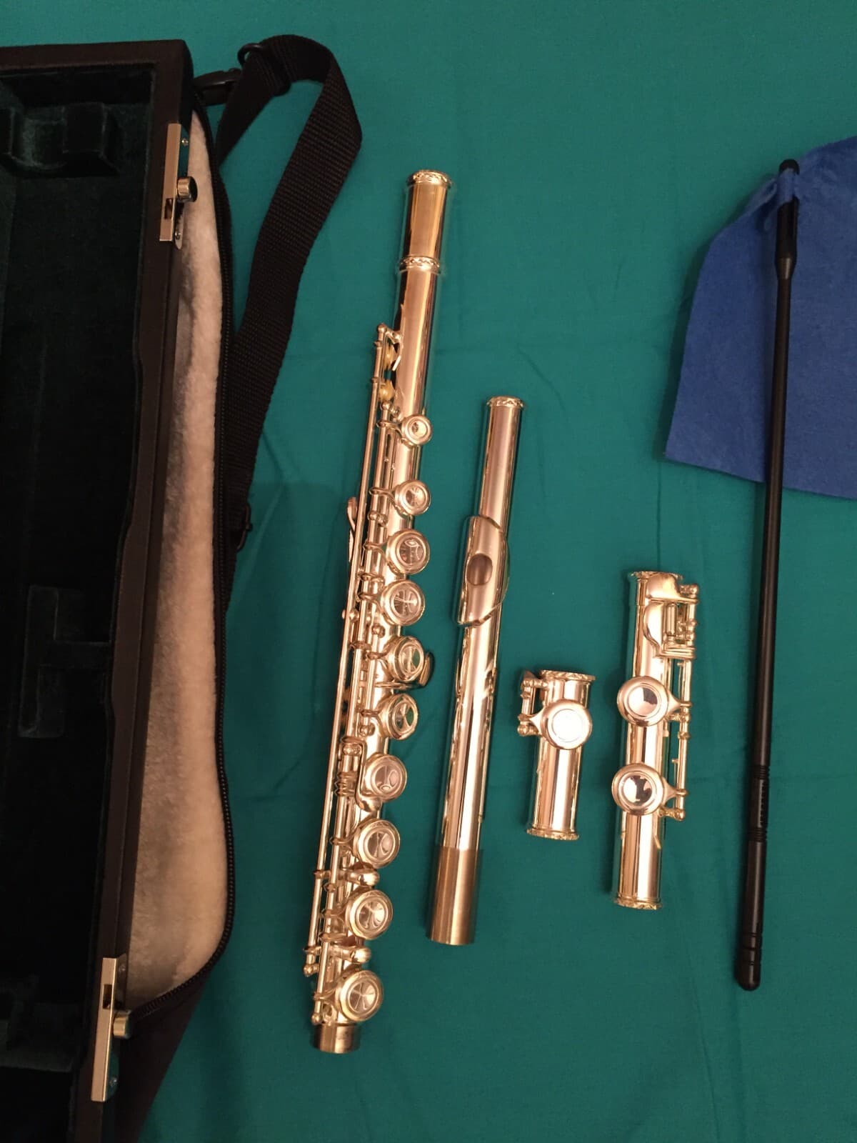 Chambord Student Model Flute with Two Foot Joints-D Foot and C Foot-Brand New! 4