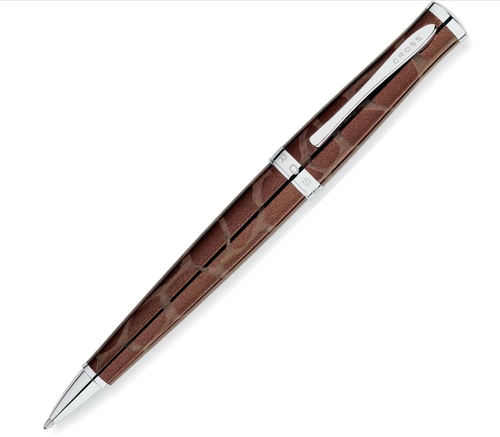 Cross Sauvage  Brown Tourmaline Giraffe Ballpoint Pen New Retired
