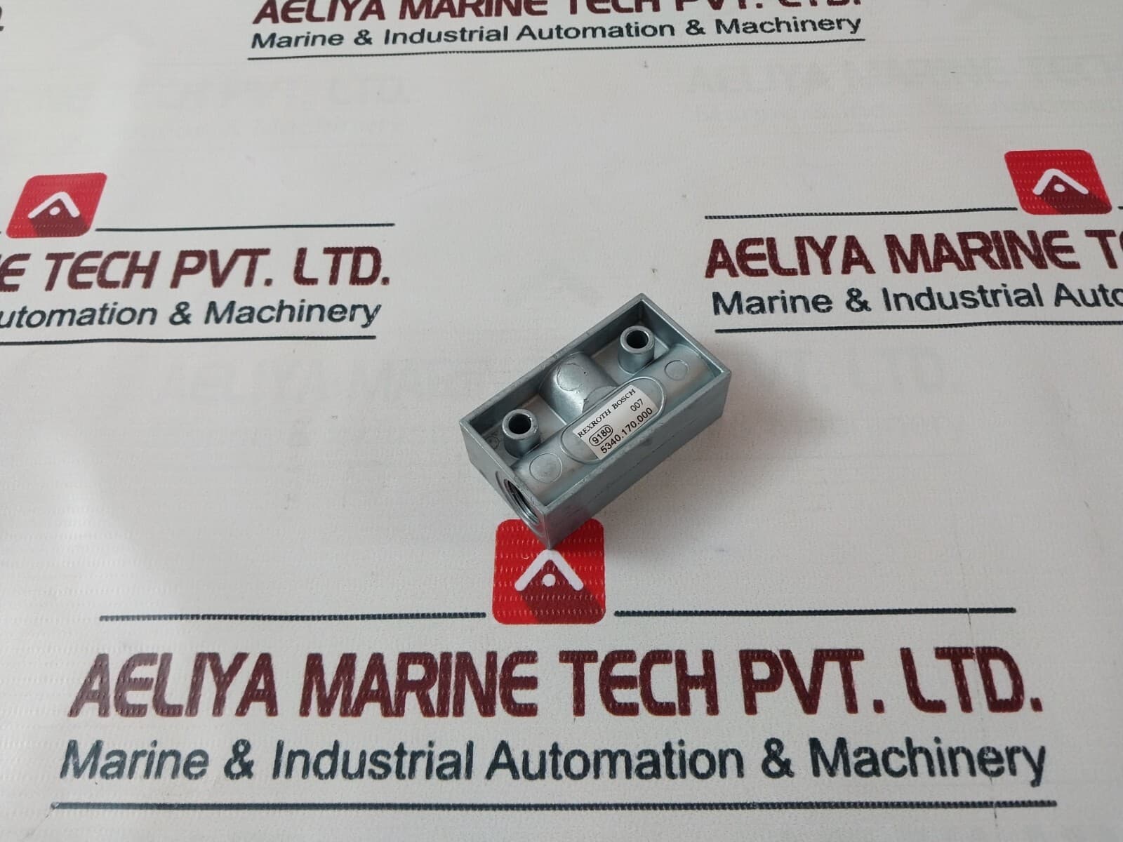 Rexroth 5340.170.000 Block Pneumatic Shuttle Valve 3