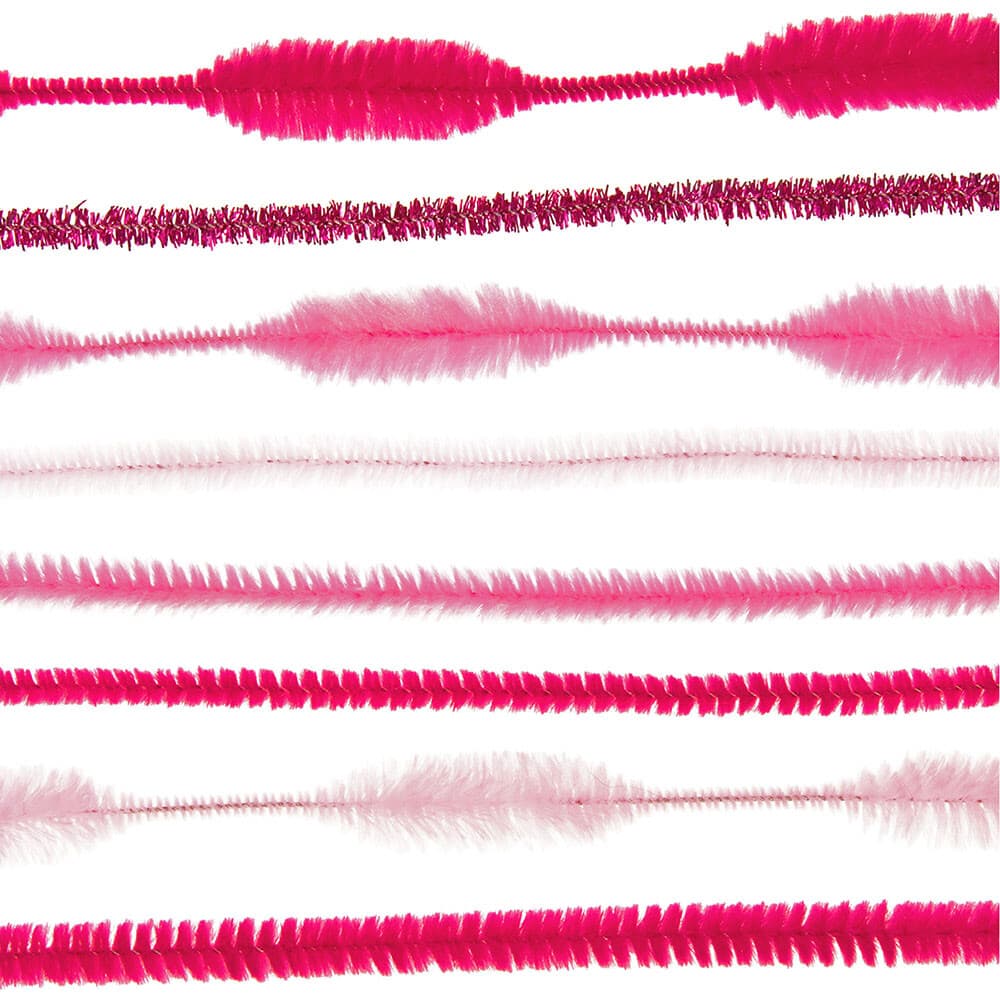 Craft County 20 Pack of Chenille Stems - 20 Pack - 9 Color Options - Craft Stems