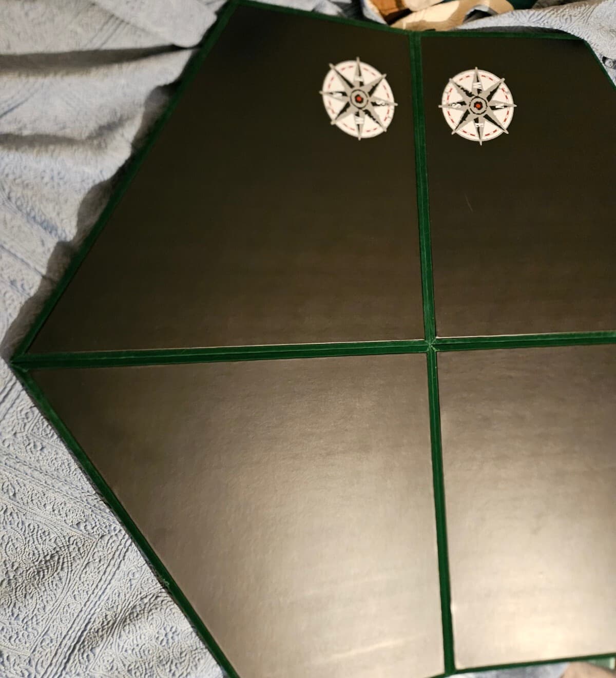 MARLBORO UNLIMITED COMPASS POKER TABLE TOP PORTABLE WITH TRAVEL CASE 5