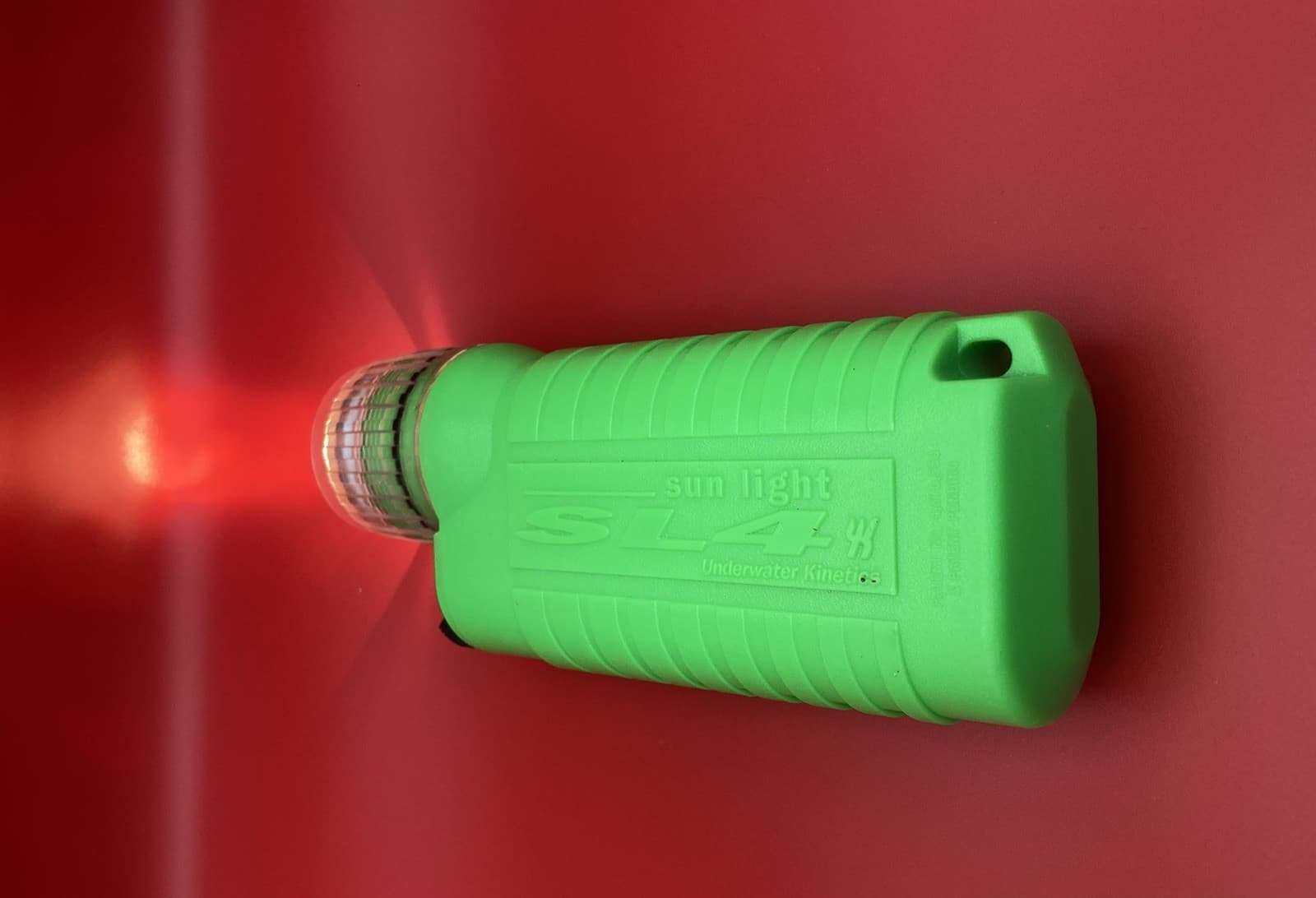 Underwater Kinetics Sun Light SL4 Underwater SCUBA Dive Light Torch GREEN 4C