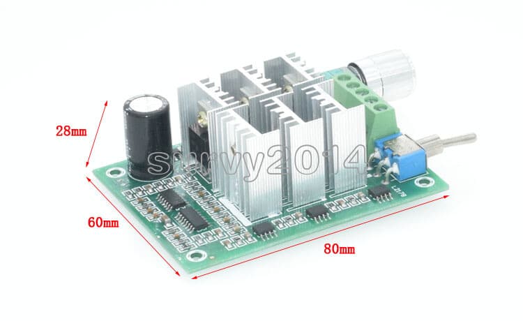 BLDC Three Phase Sensorless Brushless Motor Speed Controller Fan Drive DC5-36V 2