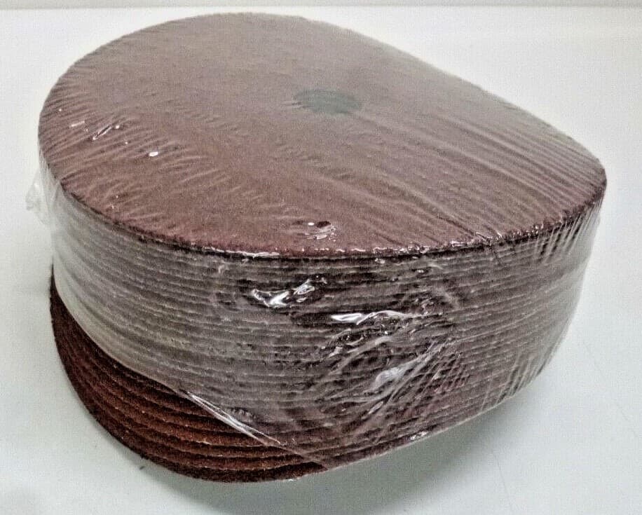 NEW!! NORTON 7" Coated Fiber Disc, 7/8" Mounting Hole Size, 36 Grit, 25pc, f240 2