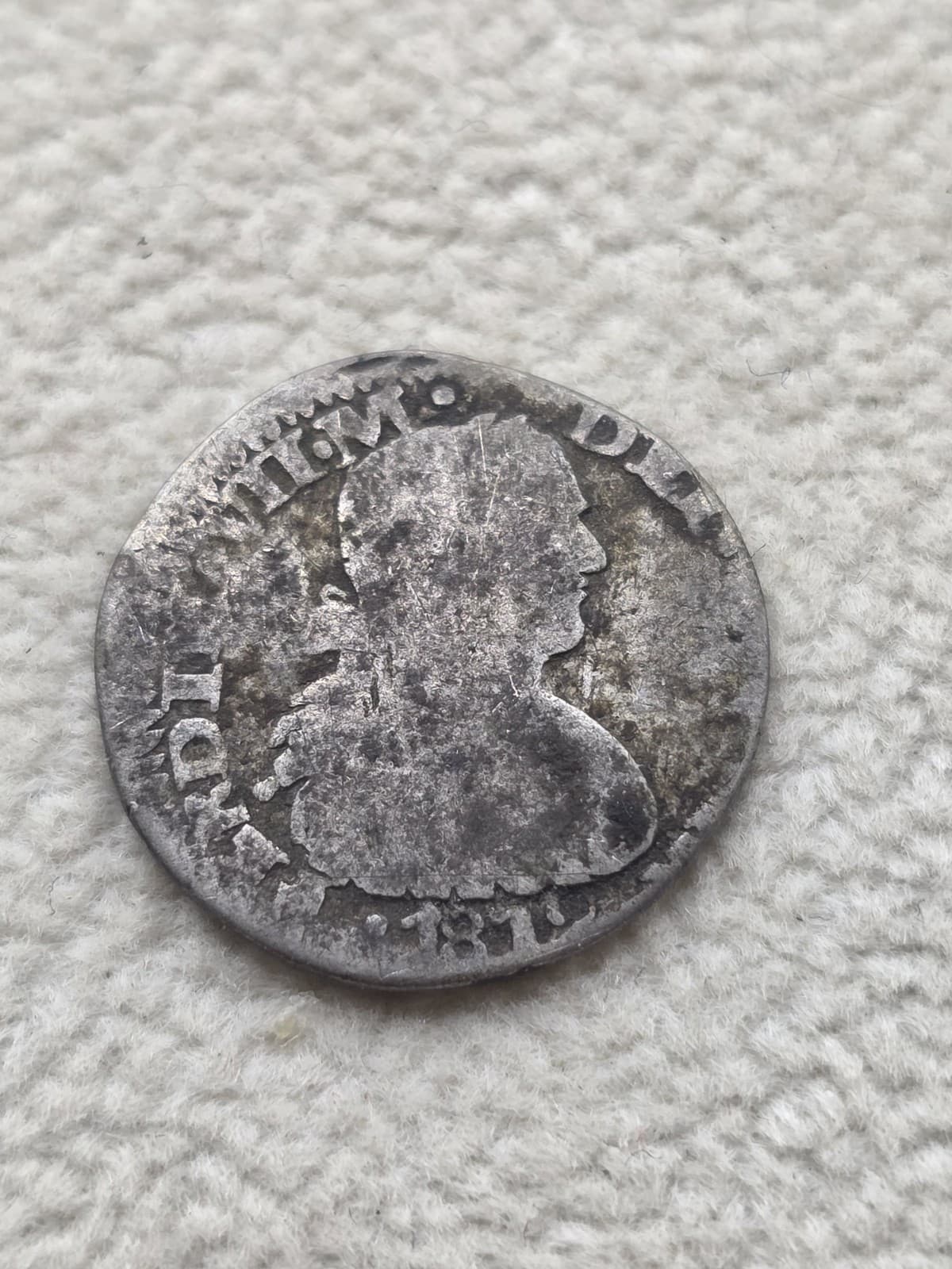 Mexico 1/2 Real 1812 Moneda Provisional De Zacatecas War Of Independence KM#182