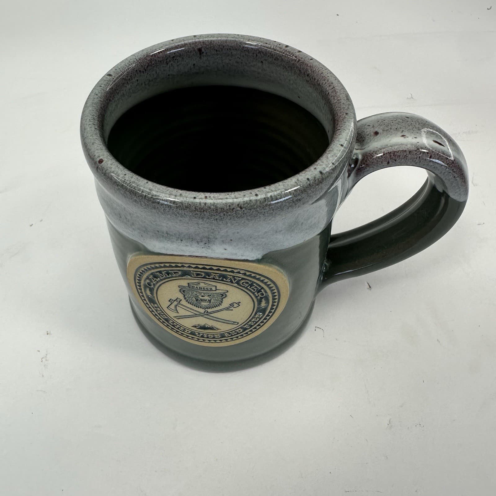 Prometheus Design Werx PDW Deneen Pottery Mug Camp Danger Live Wild Wise & Free 2