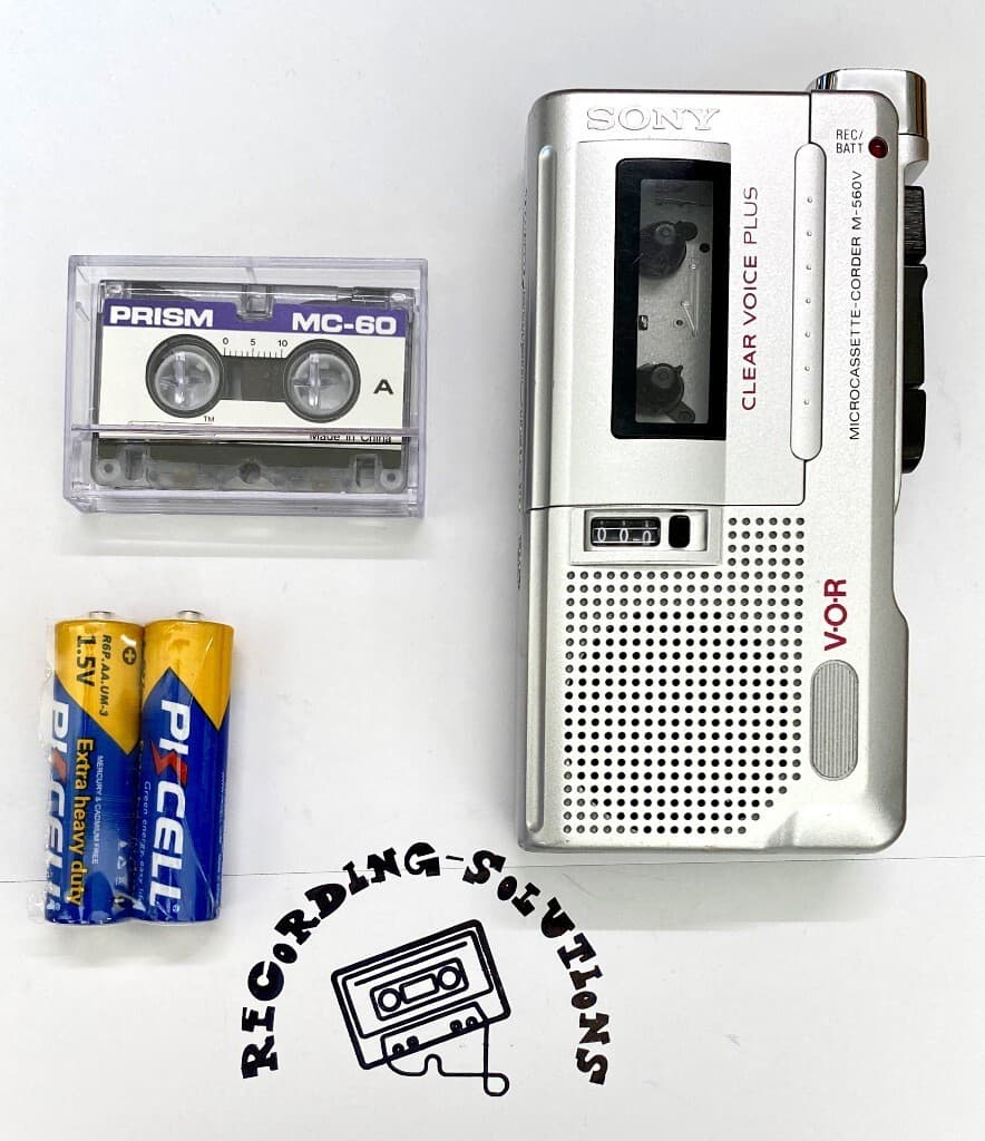 Sony M-560V Micro Cassette Handheld Voice Recorder W/ 1 Tape + 90 Days Warranty 2