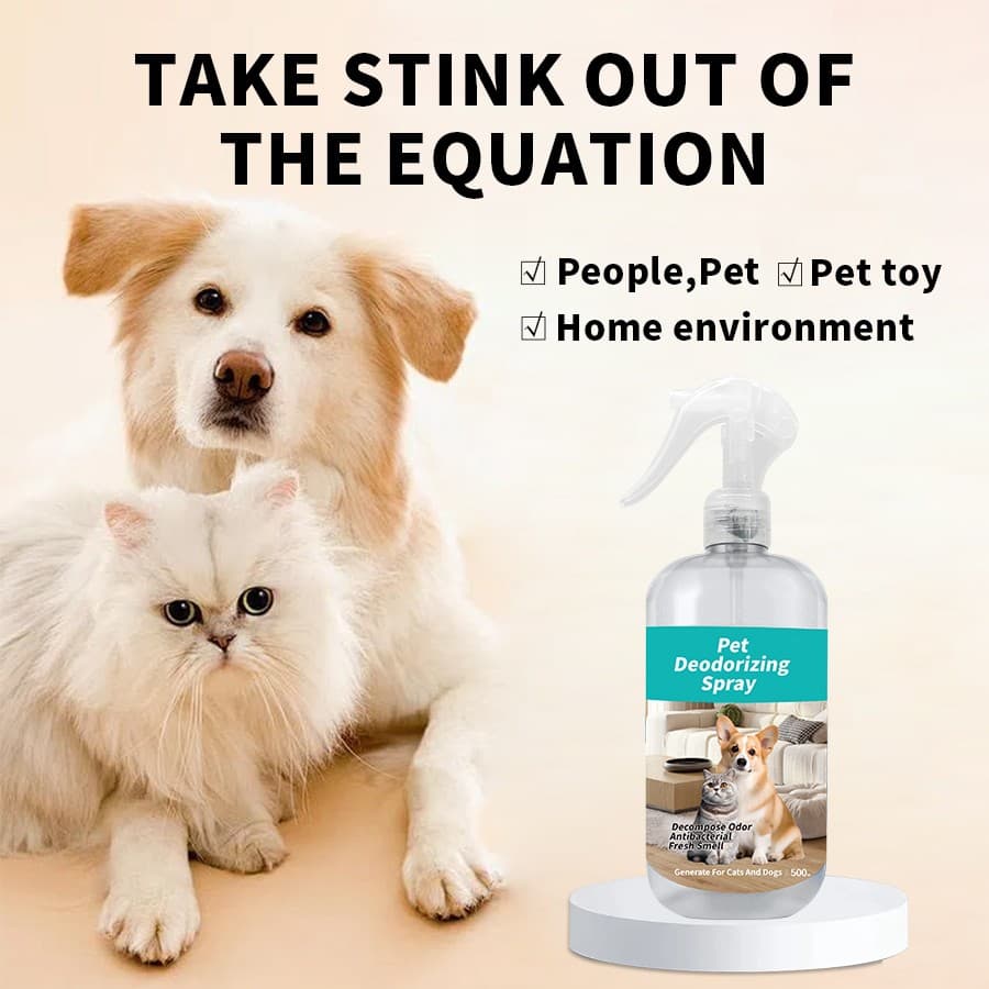 Pet Odor Eliminator Spray Dogs Cats Freshener Urine Poop Potty Deodorizer 17 oz 2