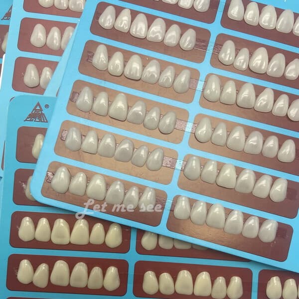 96pc Tooth Veneer 23 Dental Veneers Porcelain Anterior Resin Thin Teeth A1 A2 A3 6