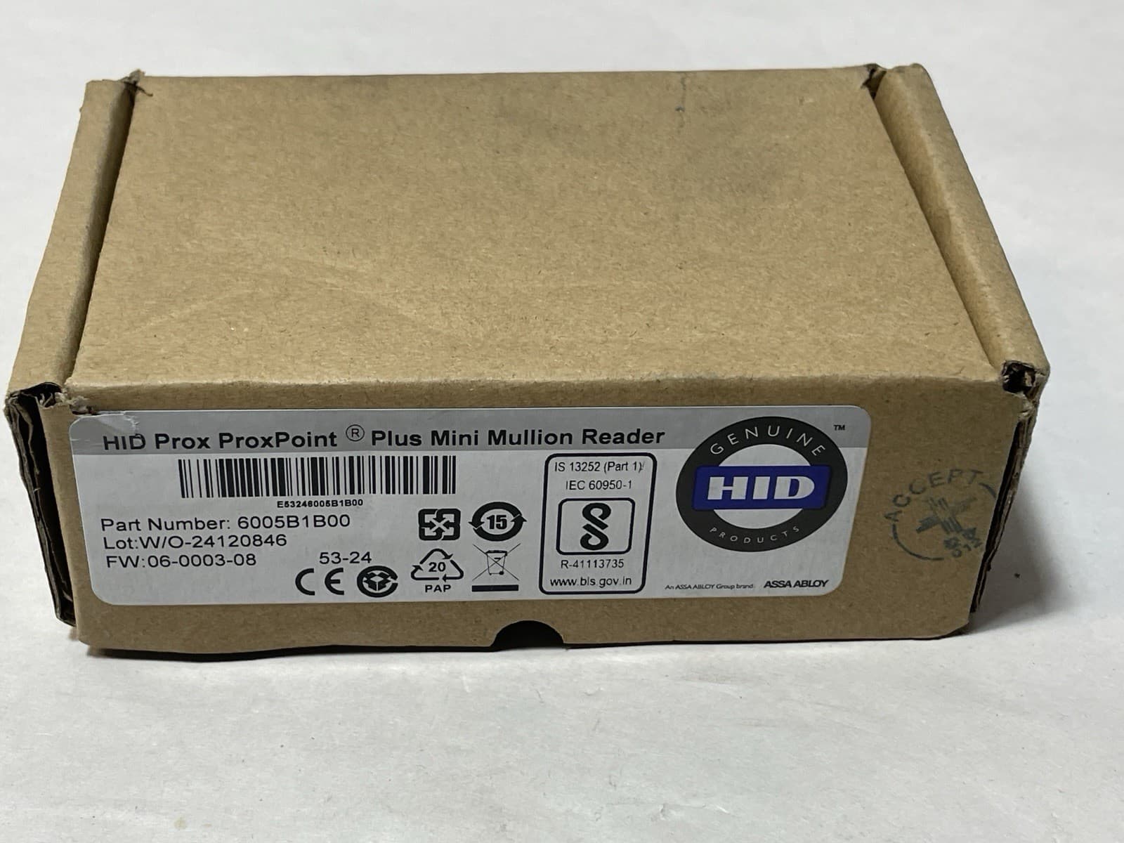 HID Prox ProxPoint Plus Proximity Card Mini Mullion Reader 6005B1B00 2