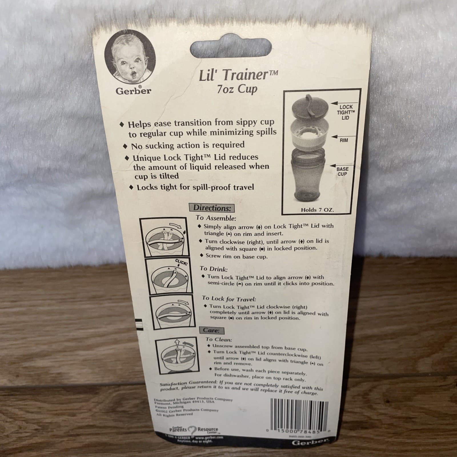 Vintage Gerber Toddler Lil’ Trainer Cup 7oz NOS NEW 3