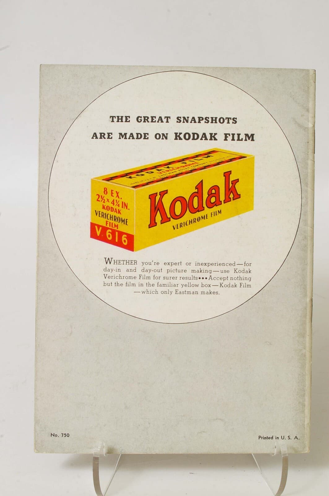 F66737~ KODAK 1939 CATALOG - “Kodaks and Brownies” 2