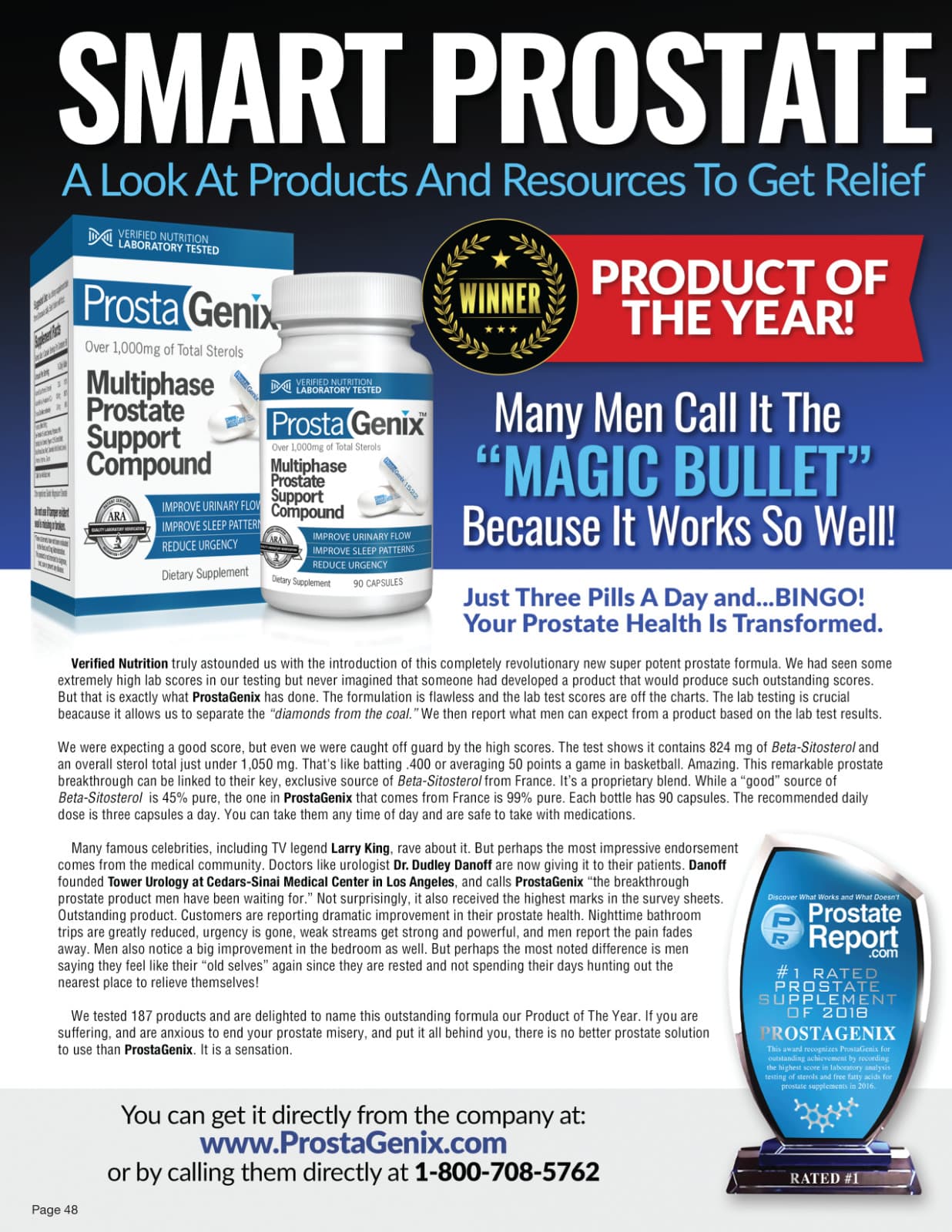 ProstaGenix - Direct From The Manufacturer - Authentic 5