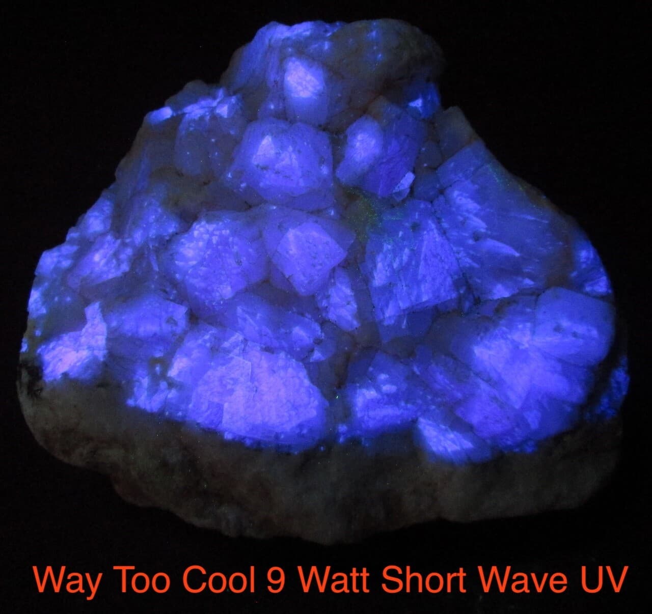 Terlingua Calcite Large  Fluorescent Mineral Terlingua, Texas 3