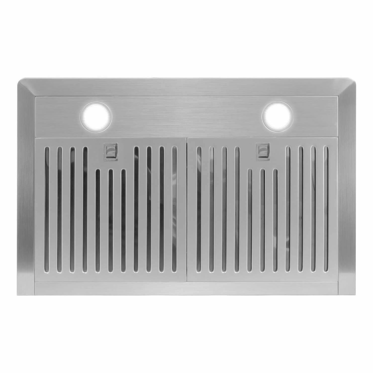 30 INCH WALL MOUNT VENT HOOD (OPEN BOX) STAINLESS STEEL, PERMANENT FILTERS, LED 3