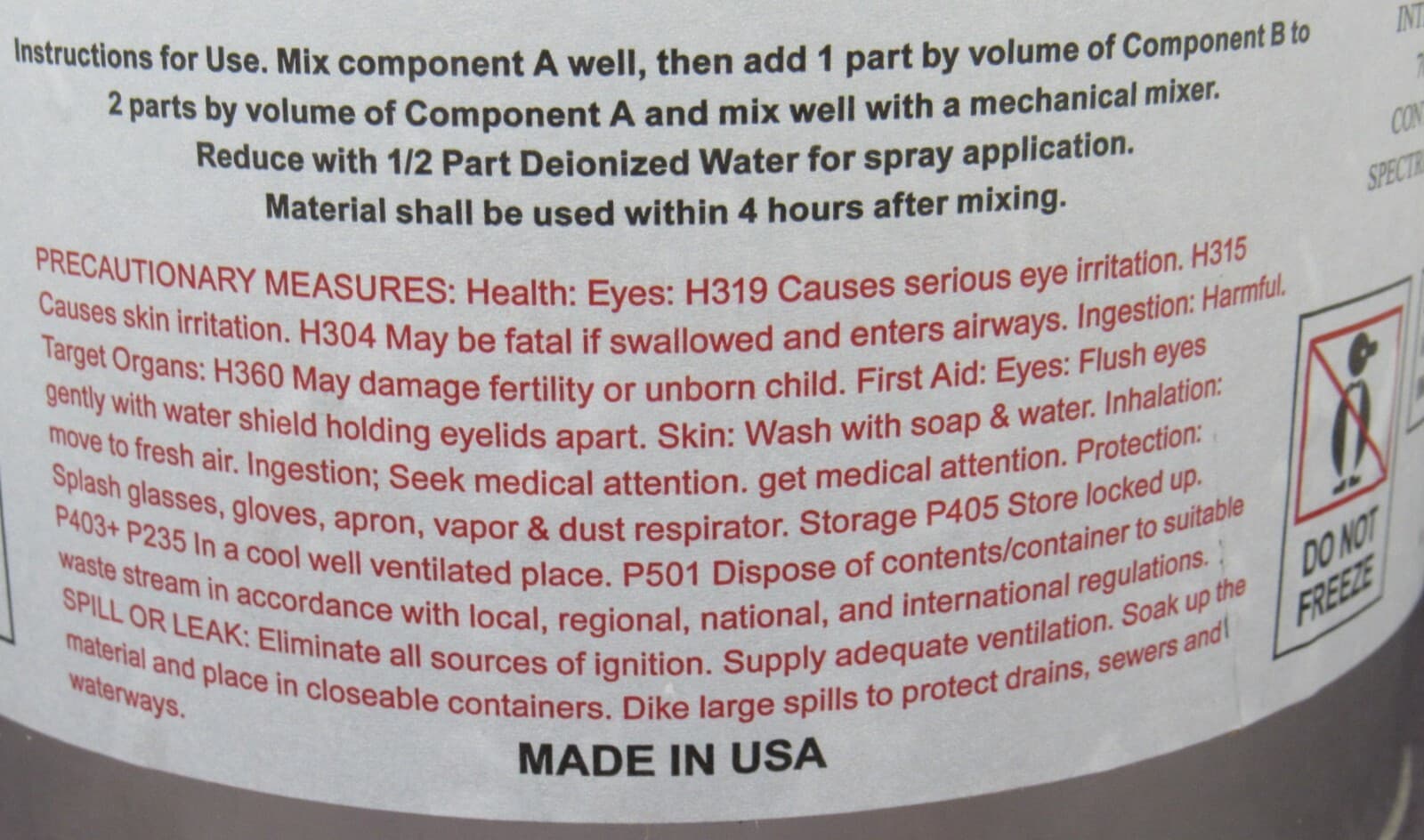 Spectrum MIL-DTL-64159B Type II PART A+B Urethane Coating AIRCRAFT GRAY 5