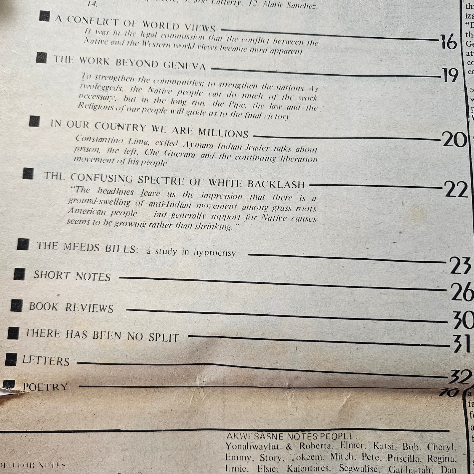 2 Issues 1977 Akwesasne Notes Publication For Native American Indians 4