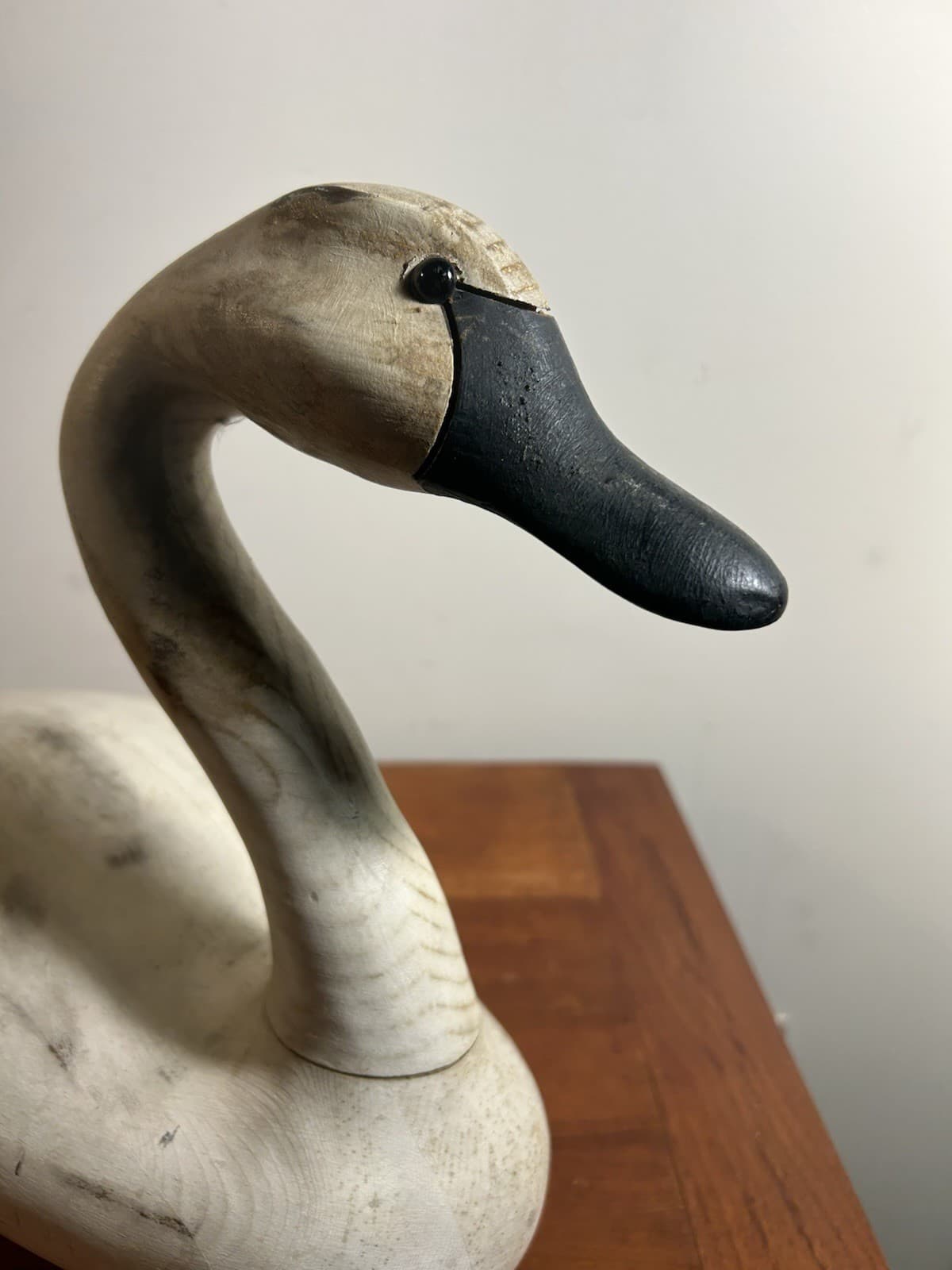 Carved Wood Swan Decoy French Broad River Decoy Company 6