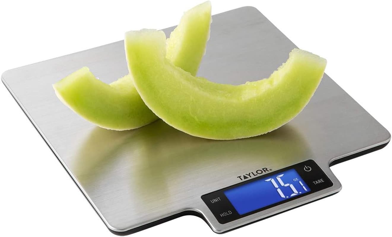 22Lb Ultra-Precise Digital Stainless Steel Household Kitchen Scale, One, Silver 3