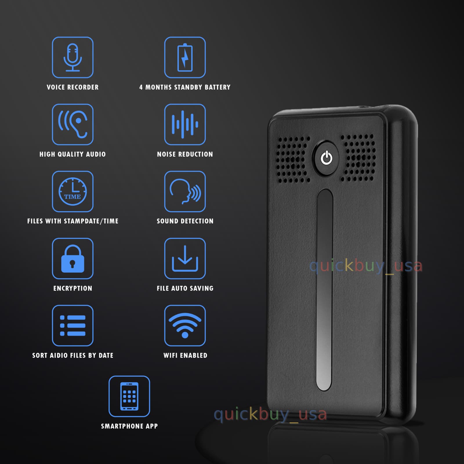 WiFi Voice Recorder Wireless Audio Recording Real Time Wifi Voice Recorder  TC30 2