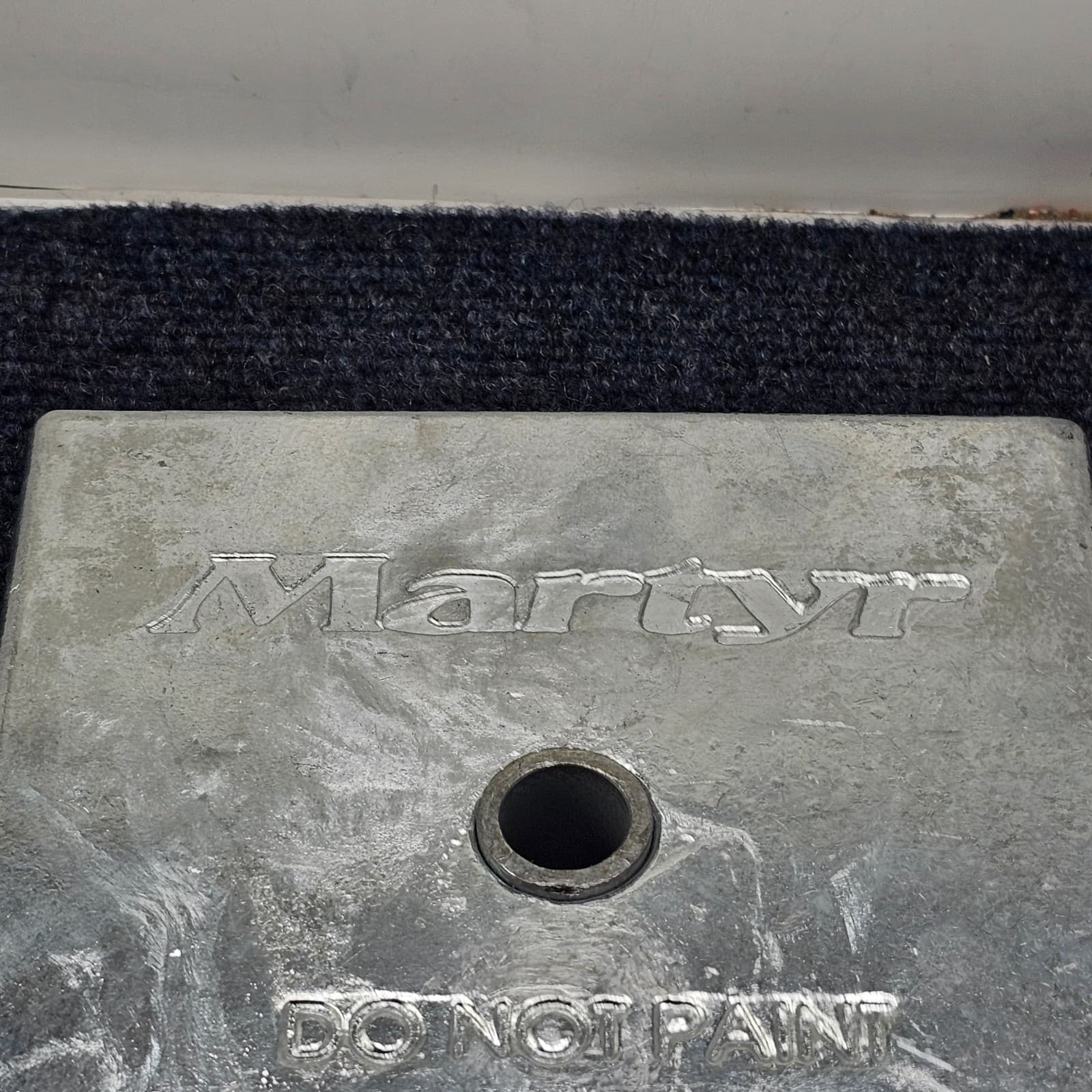 MARTYR CMH1B65GZ: HEAT EXCHANGER ANODES, H1B6 FASTENER, ZINC MATERIAL 2