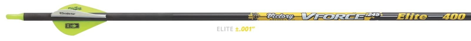 New Victory Archery VForce Elite 350 Spine Fletched - 6 Pack