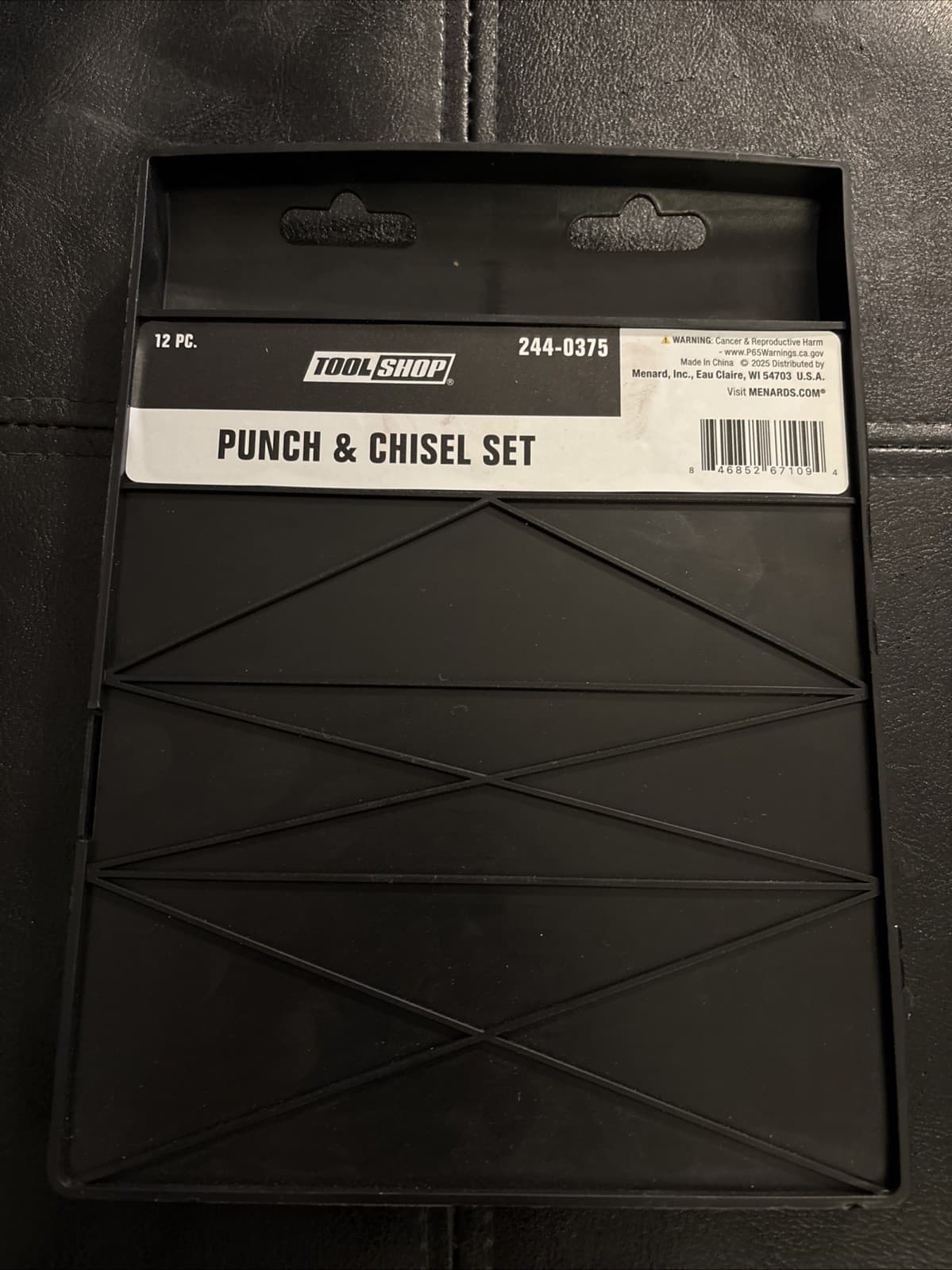 12 PC Punch & Chisel Set Cold Chisel Center Starter Pin Punch Heavy Metal W/Case 4