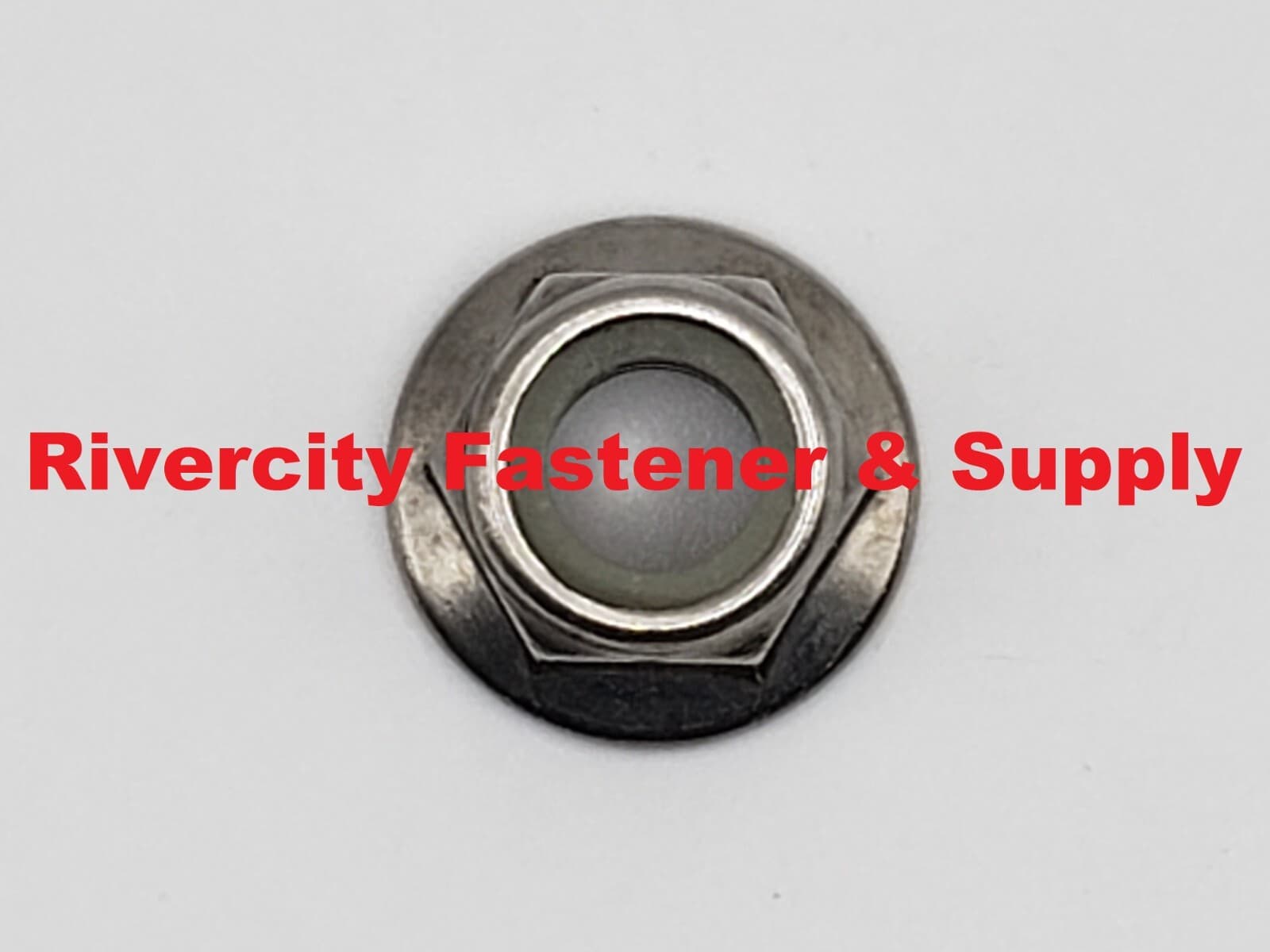 3/8-16 Stainless Flange Nylon Insert Lock Nuts 3/8x16 Flanged Locking Stop Nut 4