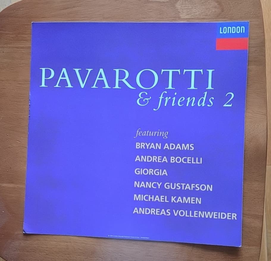 1995 Record Store PAVAROTTI & FRIENDS PROMO POSTER 2-Sided 12x12 LOT OF 3 2