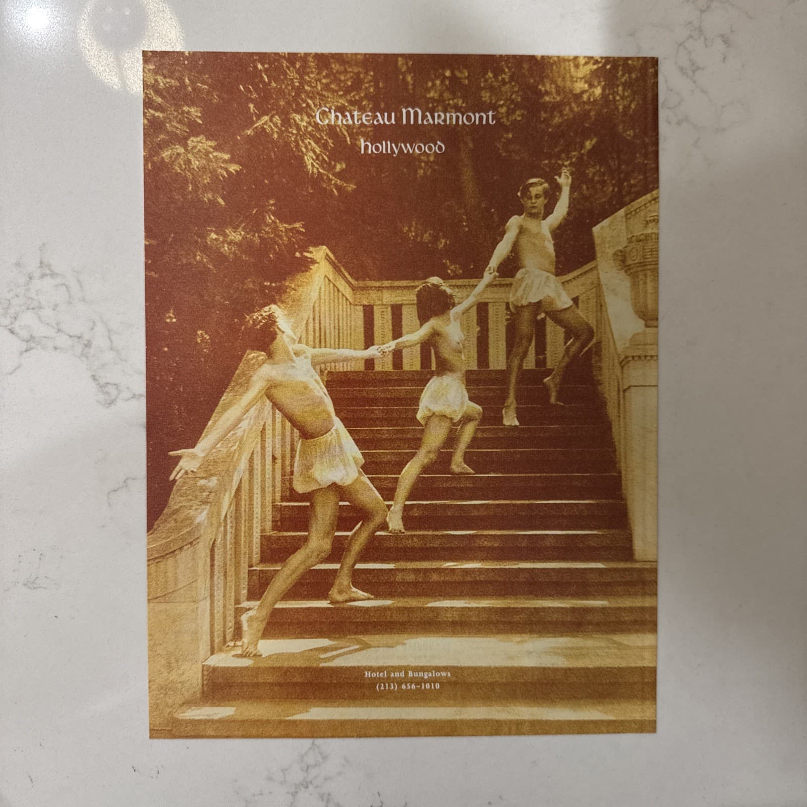 1993 • CHATEAU MARMONT • original print ad • Vintage Hollywood • 1990s  ADV-02