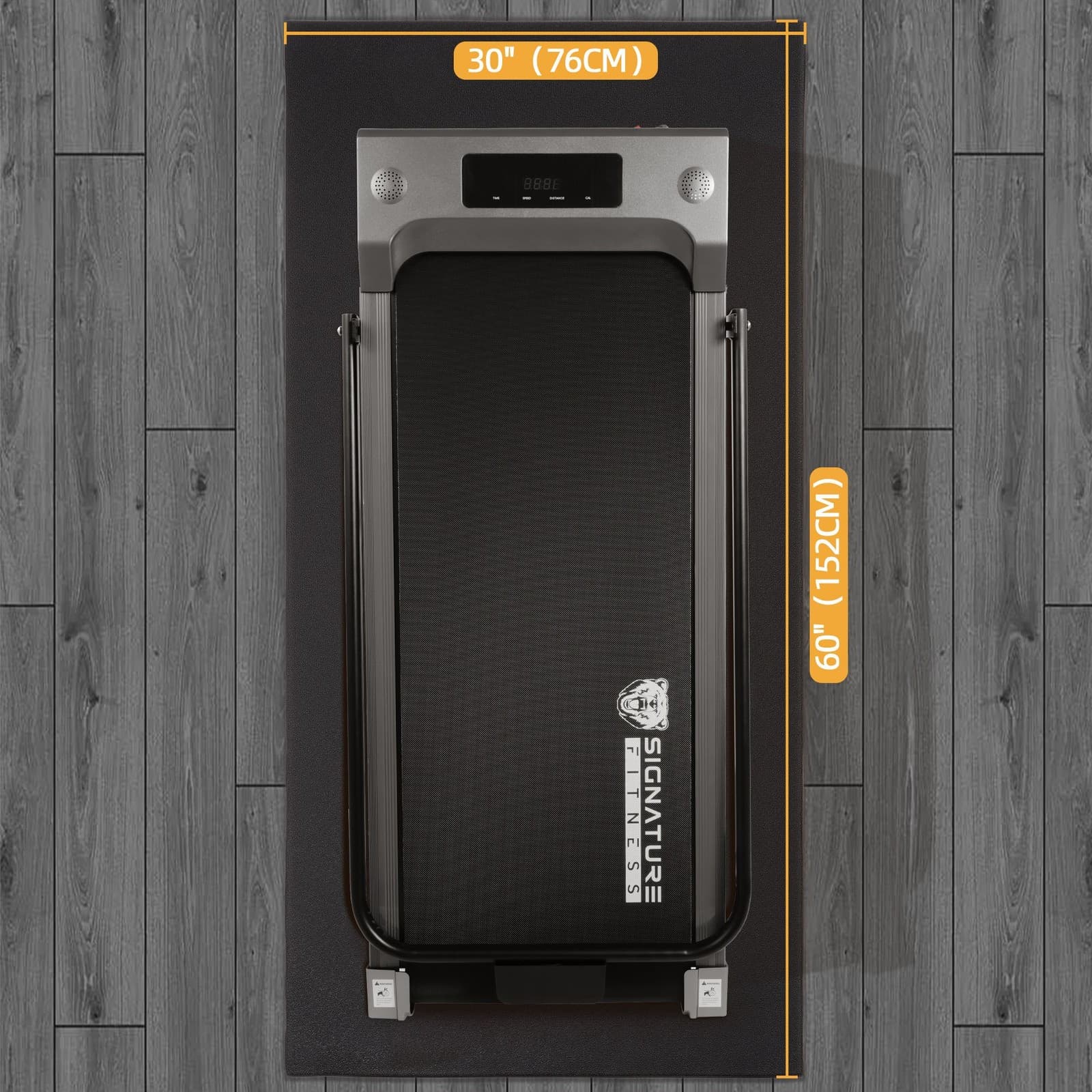 Elevon 2.5'x5' High Density Gym Fitness EquipmentMat, Floor Protection(Open Box) 3