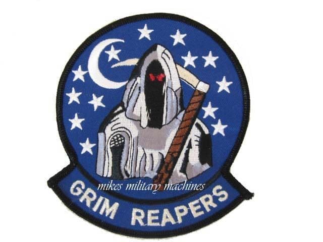 4451st Grim Reapers Stealth Fighter Air Force Black Ops Area 51 Aviation Patch