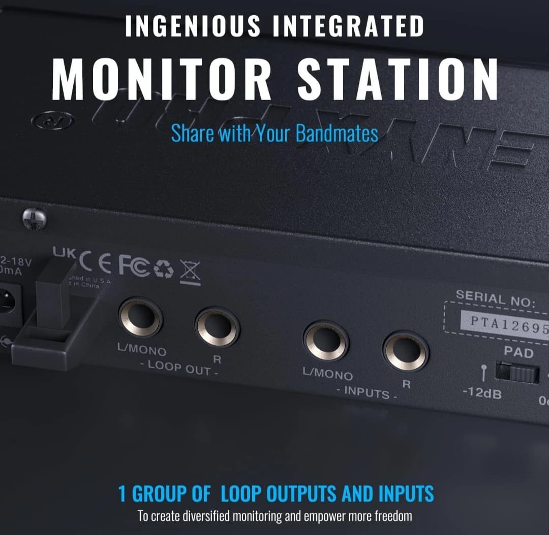 Phenyx Pro UHF Mono Wireless in-Ear Monitor System, Metal Wireless IEM System... 4