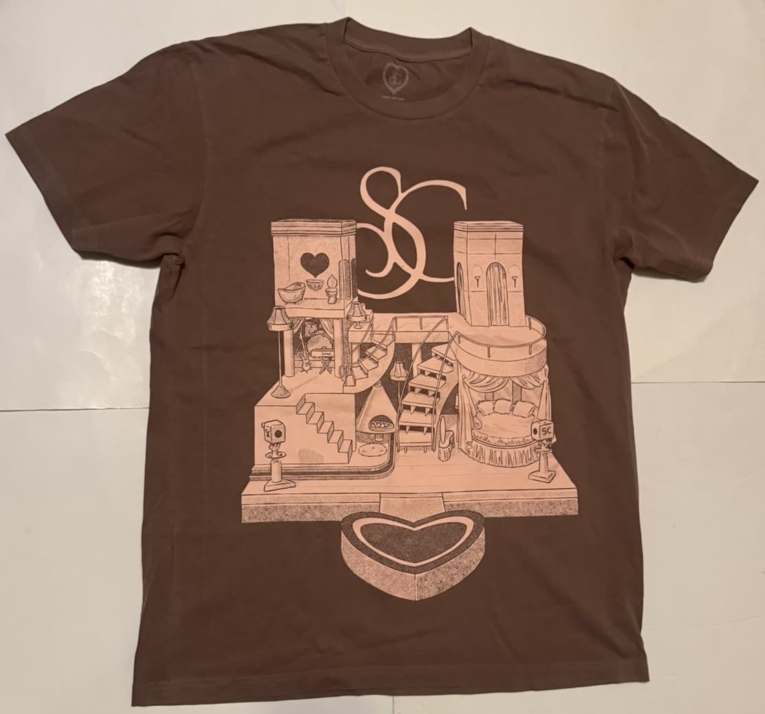 Sabrina Carpenter Short N Sweet Tour 2025 House Tour Official Shirt Large