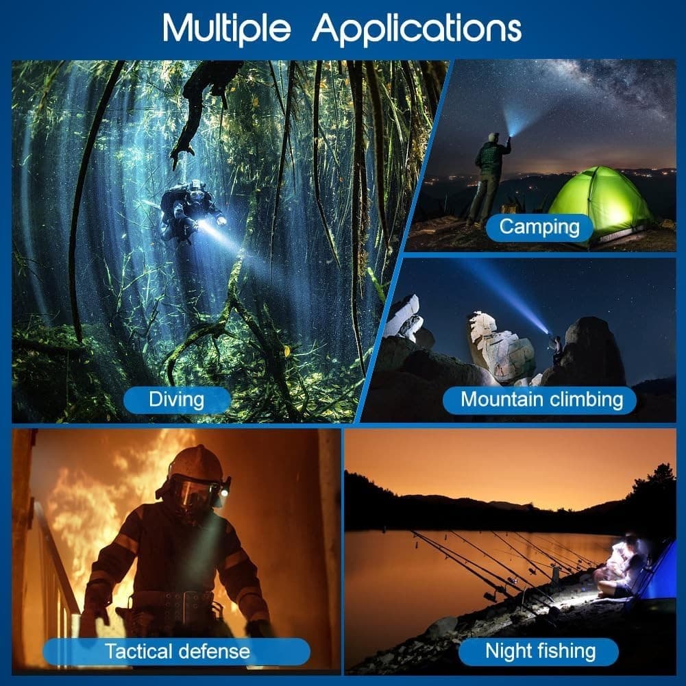 APLOS AP20 Scuba Dive Light - 2000 Lumens Scuba Diving Flashlight 5