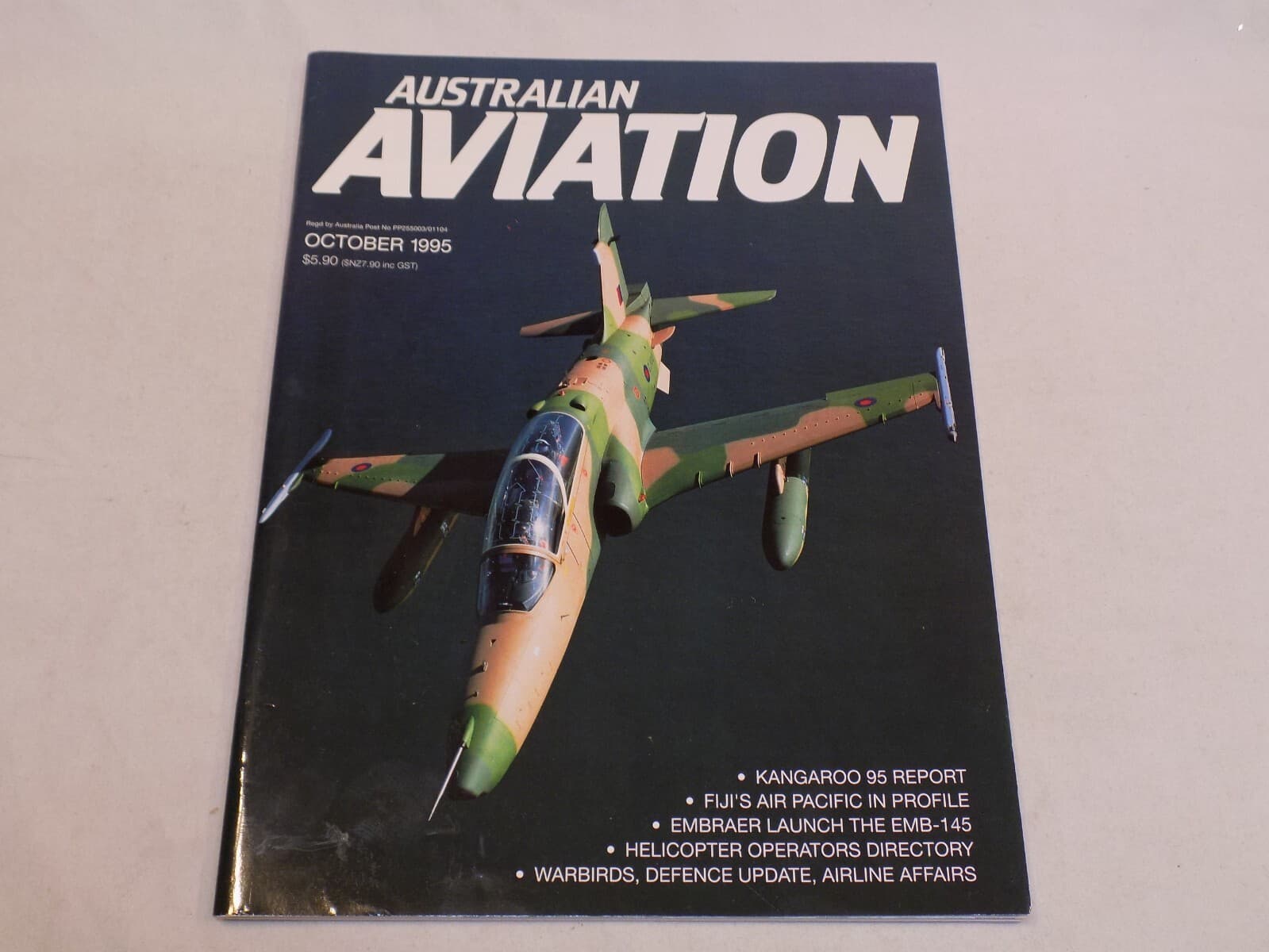 Australian Aviation Magazine Oct 1995 Kangaroo Fiji Air Pacific Embraer EMB-145 