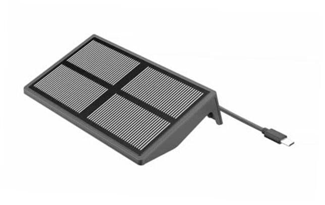 Solar Panel for Backup Camera - Rechargeable Waterproof Type-C Port High