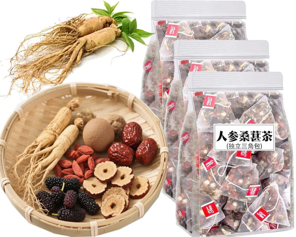 Ginseng six treasure tea , Kidney tea ,liver tea , red date tea , kidney health 5