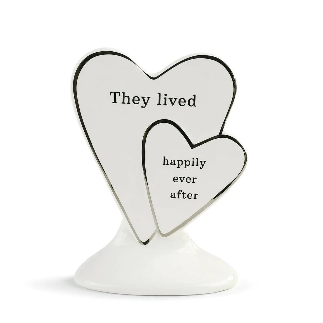They Lived Happily Ever After Cake Topper Wedding Anniversary Celebrate Party 