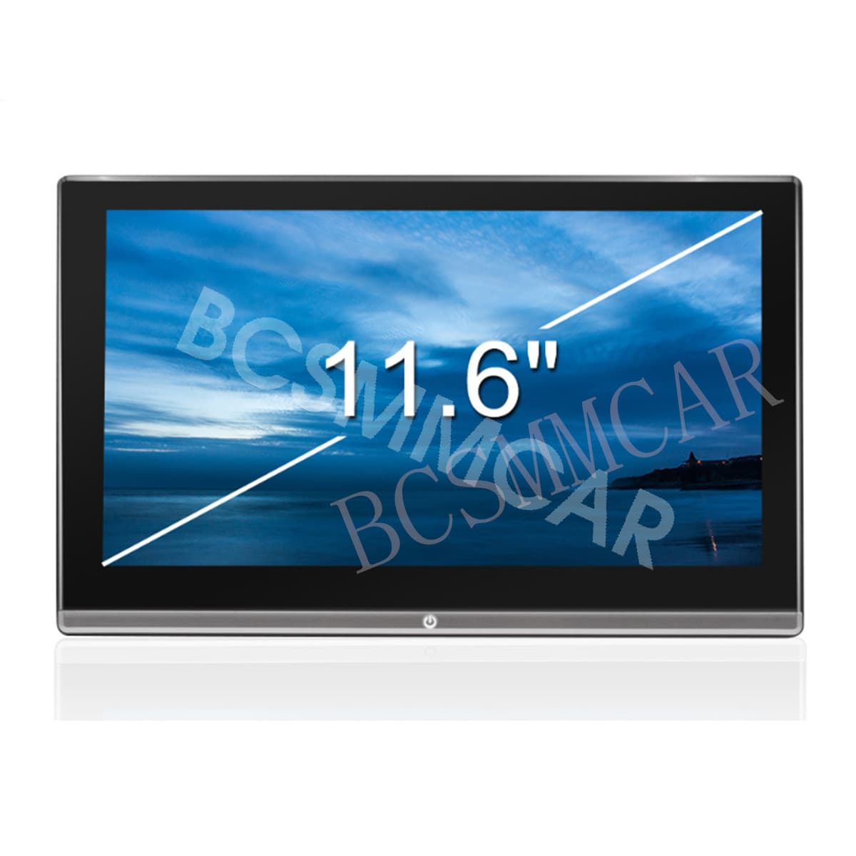 2x Car Headrest Monitor Rear Seat Entertainment TV Video Player IPS Touch Screen 2