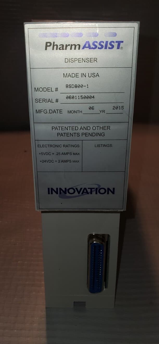 PharmASSIST Dispenser Model BSD800-1 INOVATION Automated Compound Dispenser  3