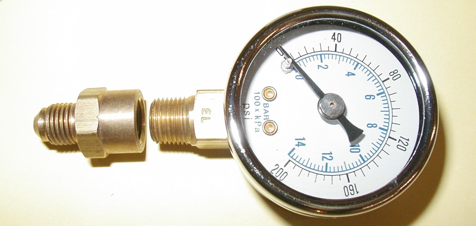 Pressure Test Gauge for Beckett, Suntec, Webster & Danfoss Oil Burner Pumps 4